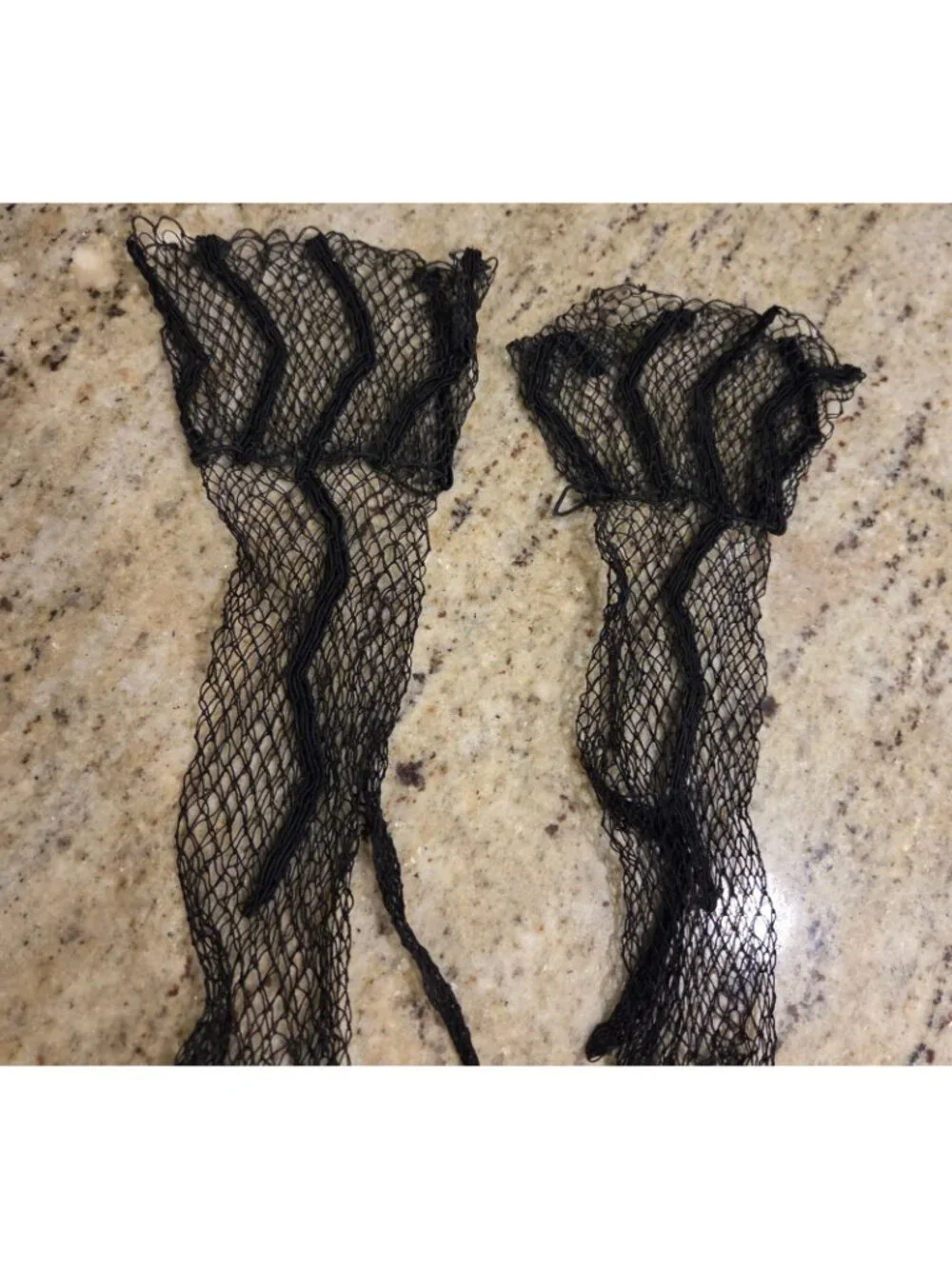 Vintage Womens Size L/XL Black Net Formal 12